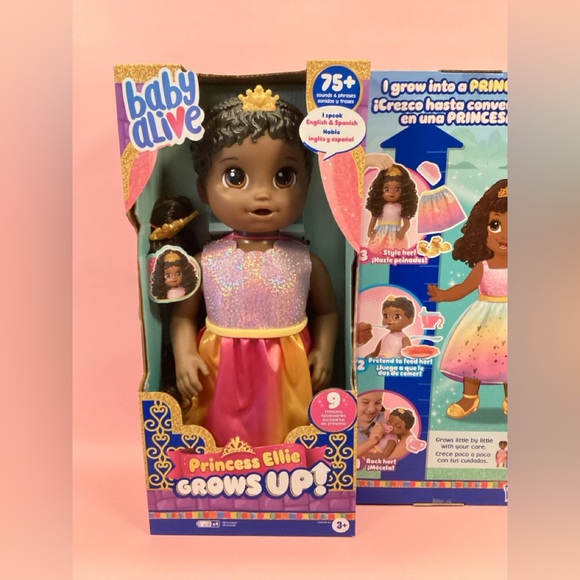 Baby Alive Princess Ellie Transforming Doll - Pink and Gold - Picture 3 of 6